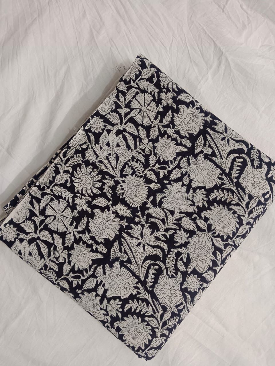 Cotton Fabric-Hand Block Printed