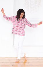 ARTISAN BLOUSE IN SWEET ROSE