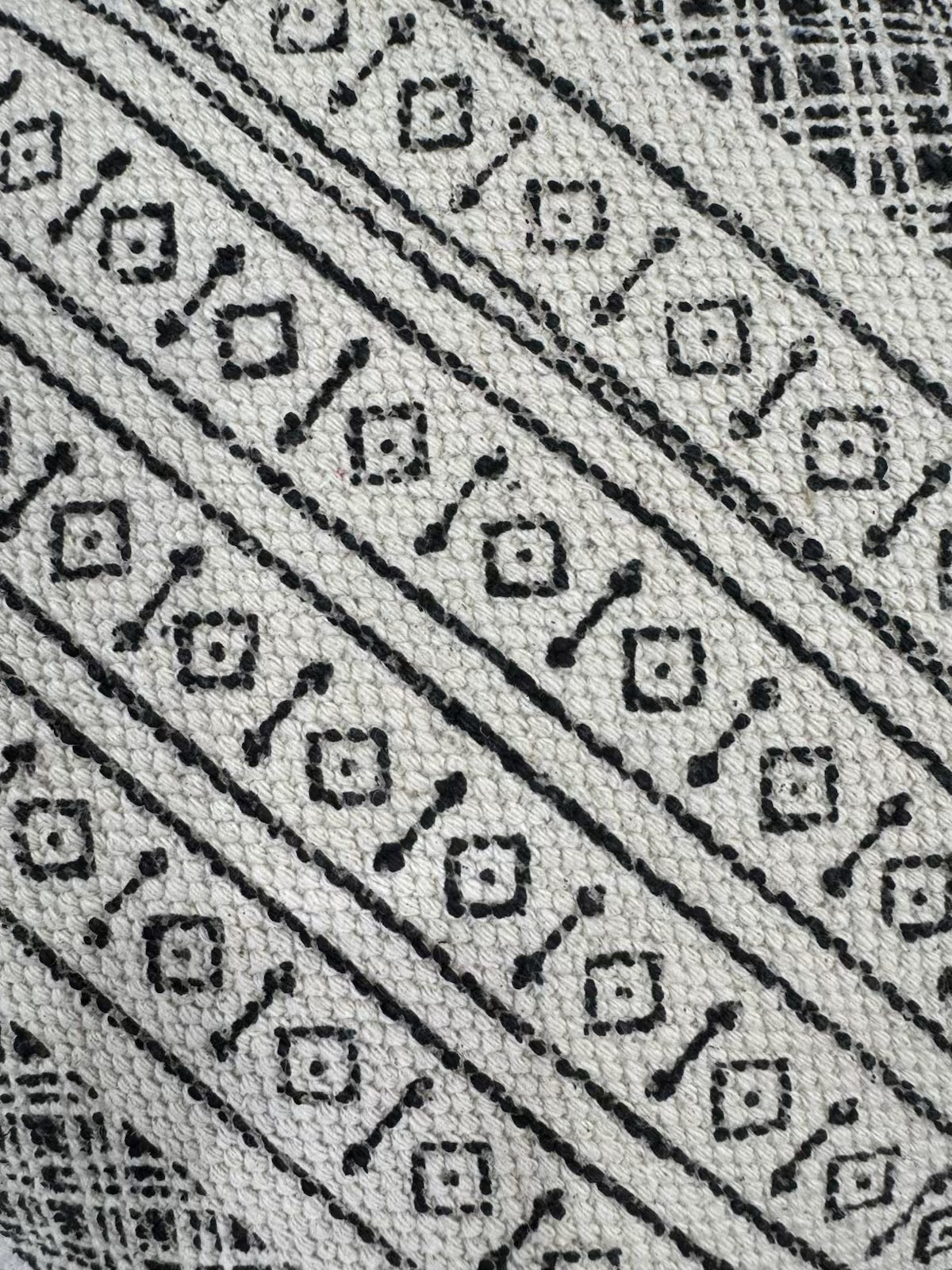 Textured Rug Cushion Cover