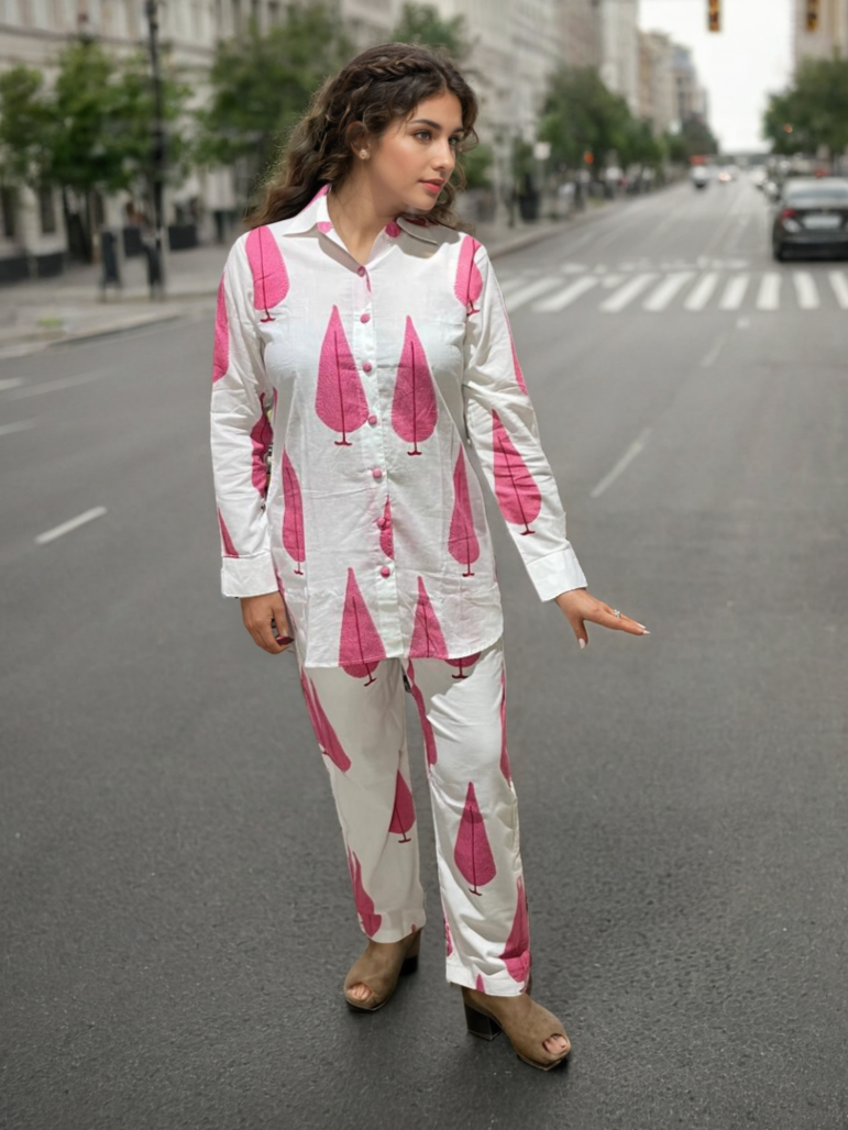 Pink Buta Co ord Set