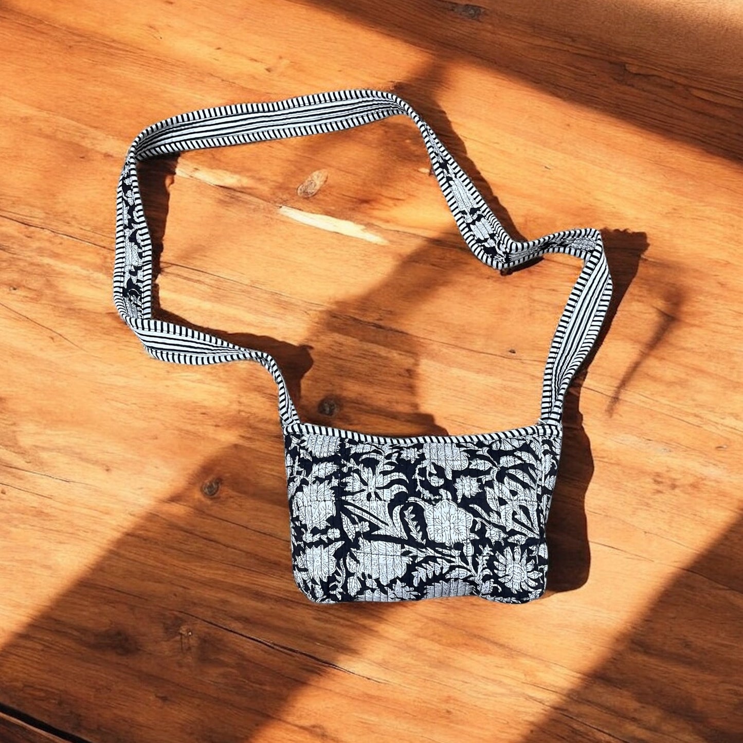 Handblock Cotton Money Bag