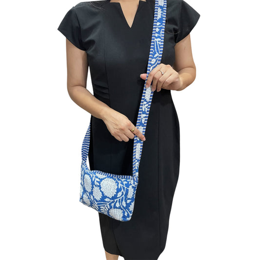 Handblock Print Money Bag