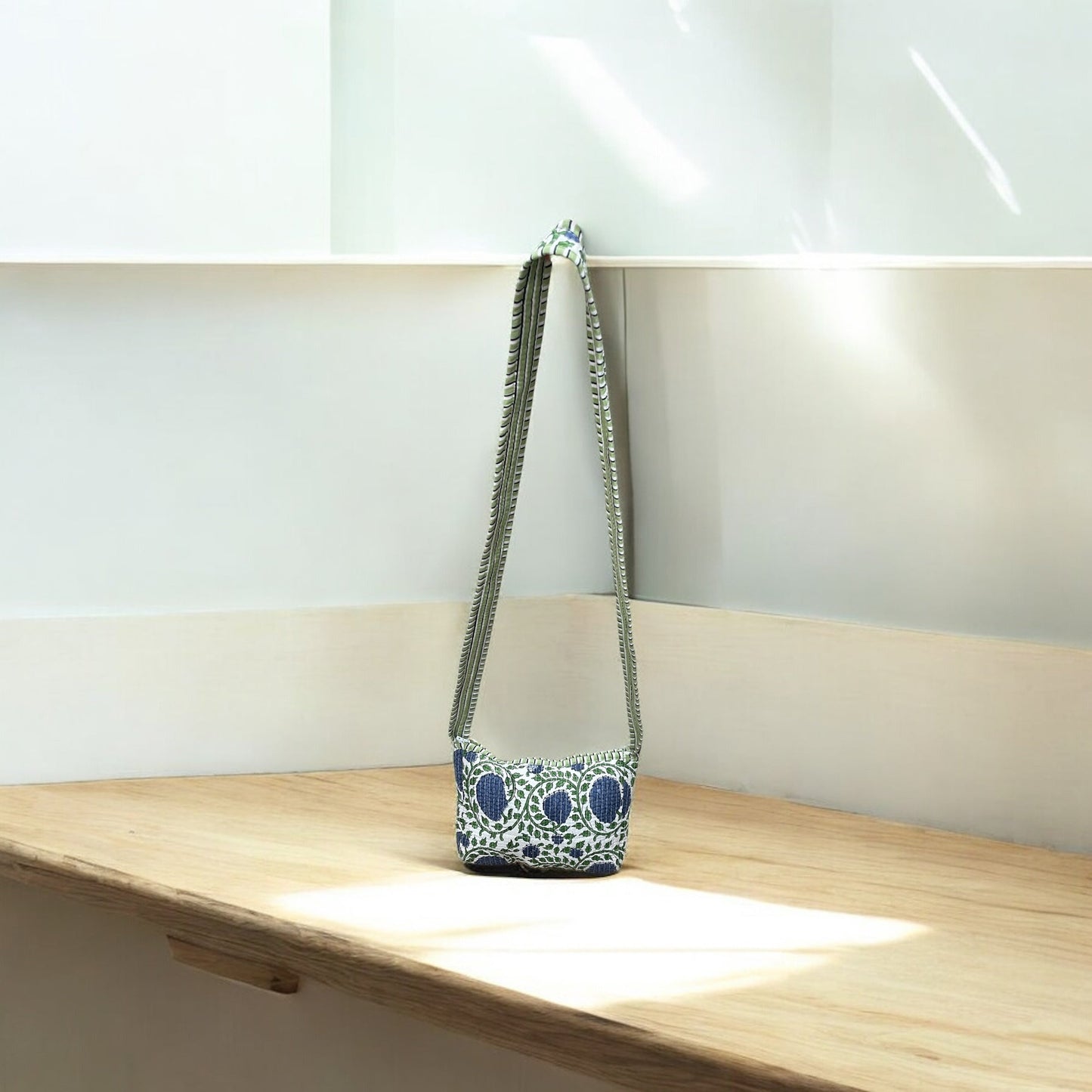 Handblock Print Money Bag