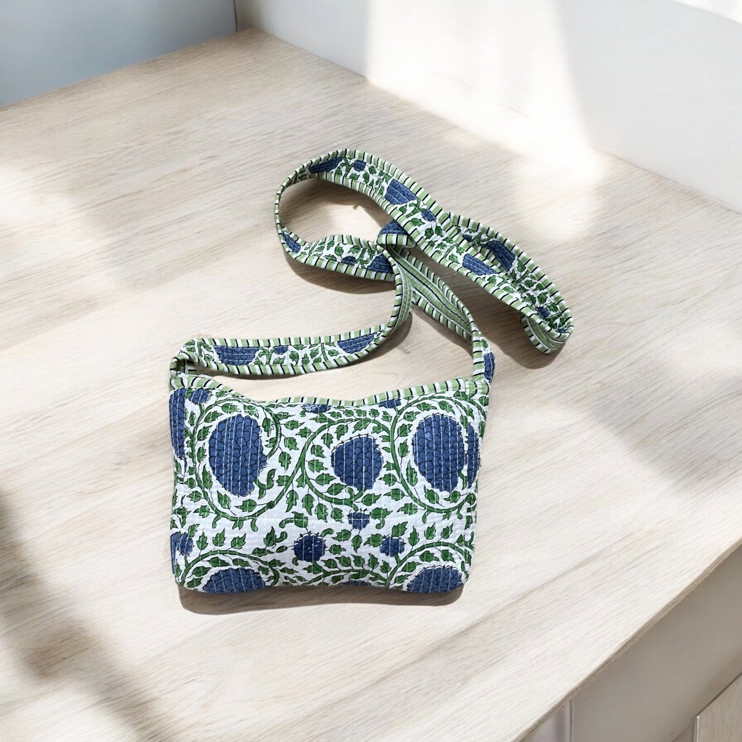 Handblock Print Money Bag