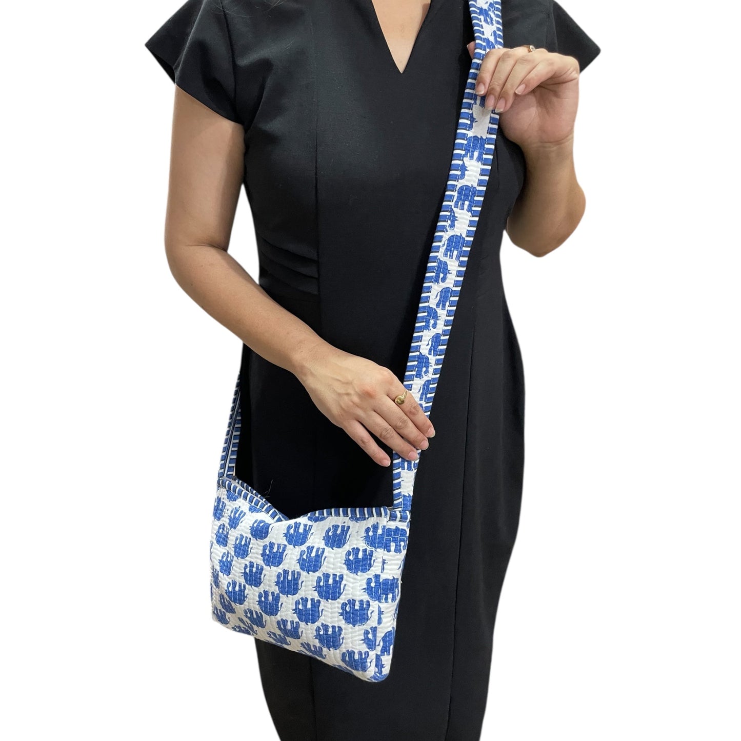 Handblock Cotton Money Bag