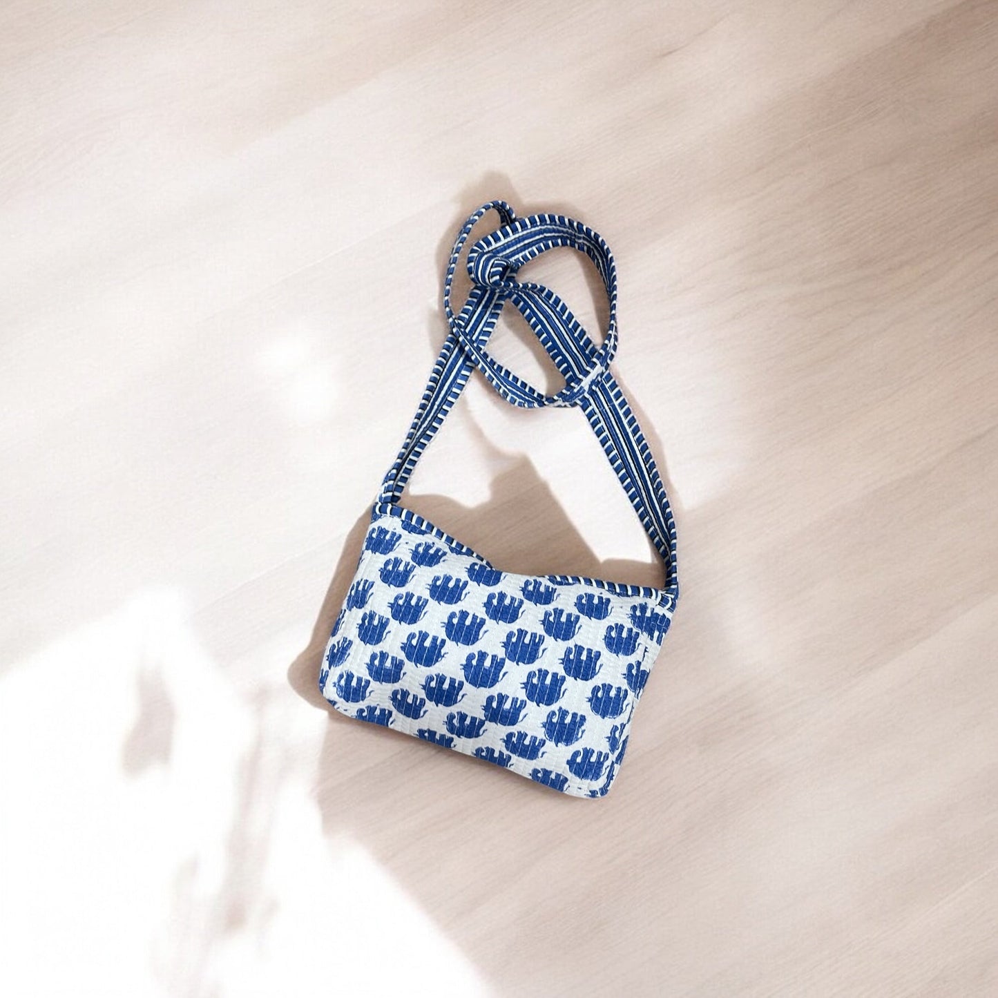 Handblock Cotton Money Bag