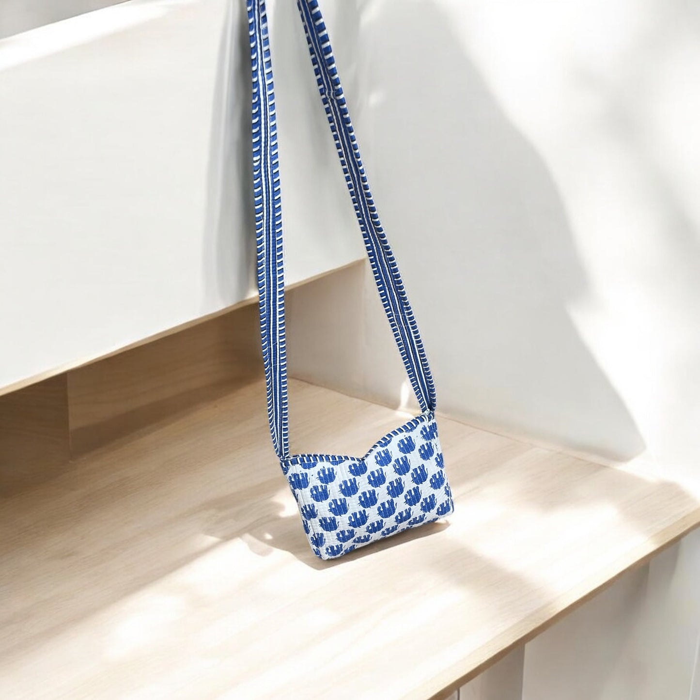 Handblock Cotton Money Bag