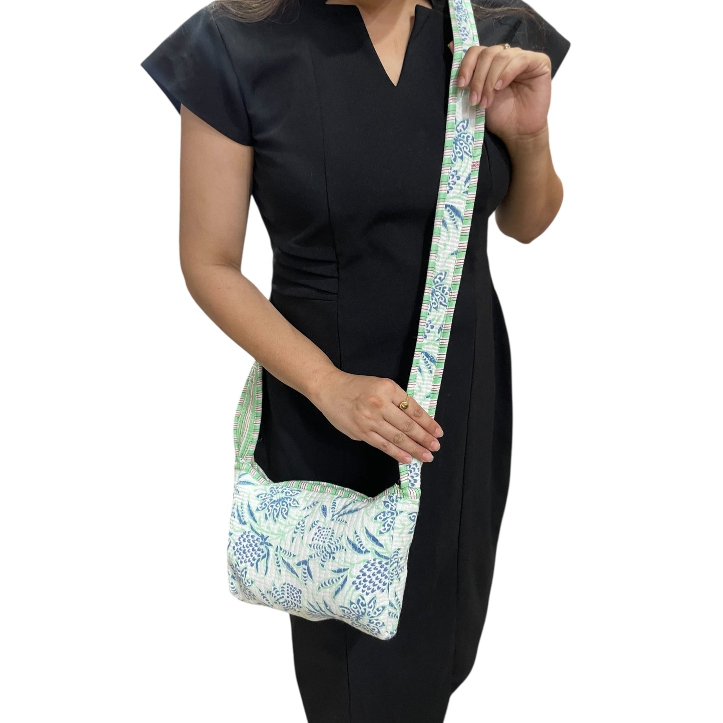 Handblock Cotton Money Bag