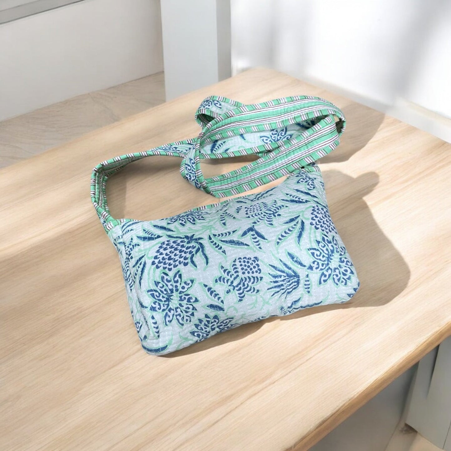 Handblock Cotton Money Bag