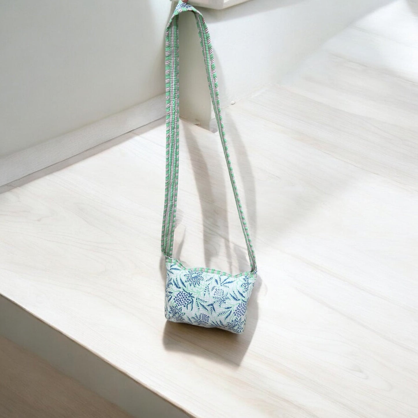 Handblock Cotton Money Bag