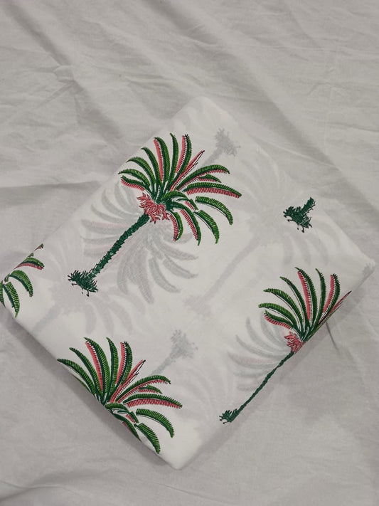 Cotton Fabric-Hand Block Printed