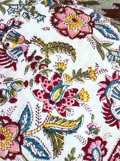 Hand block Cushion Cover