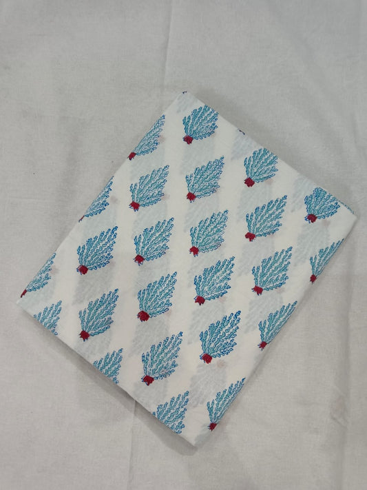 Cotton Fabric-Hand Block Printed