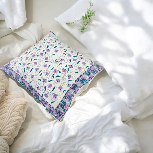 Hand block Cushion Cover