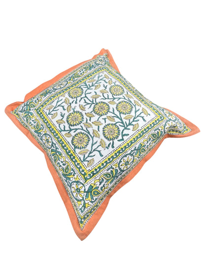 Hand block Cushion Cover