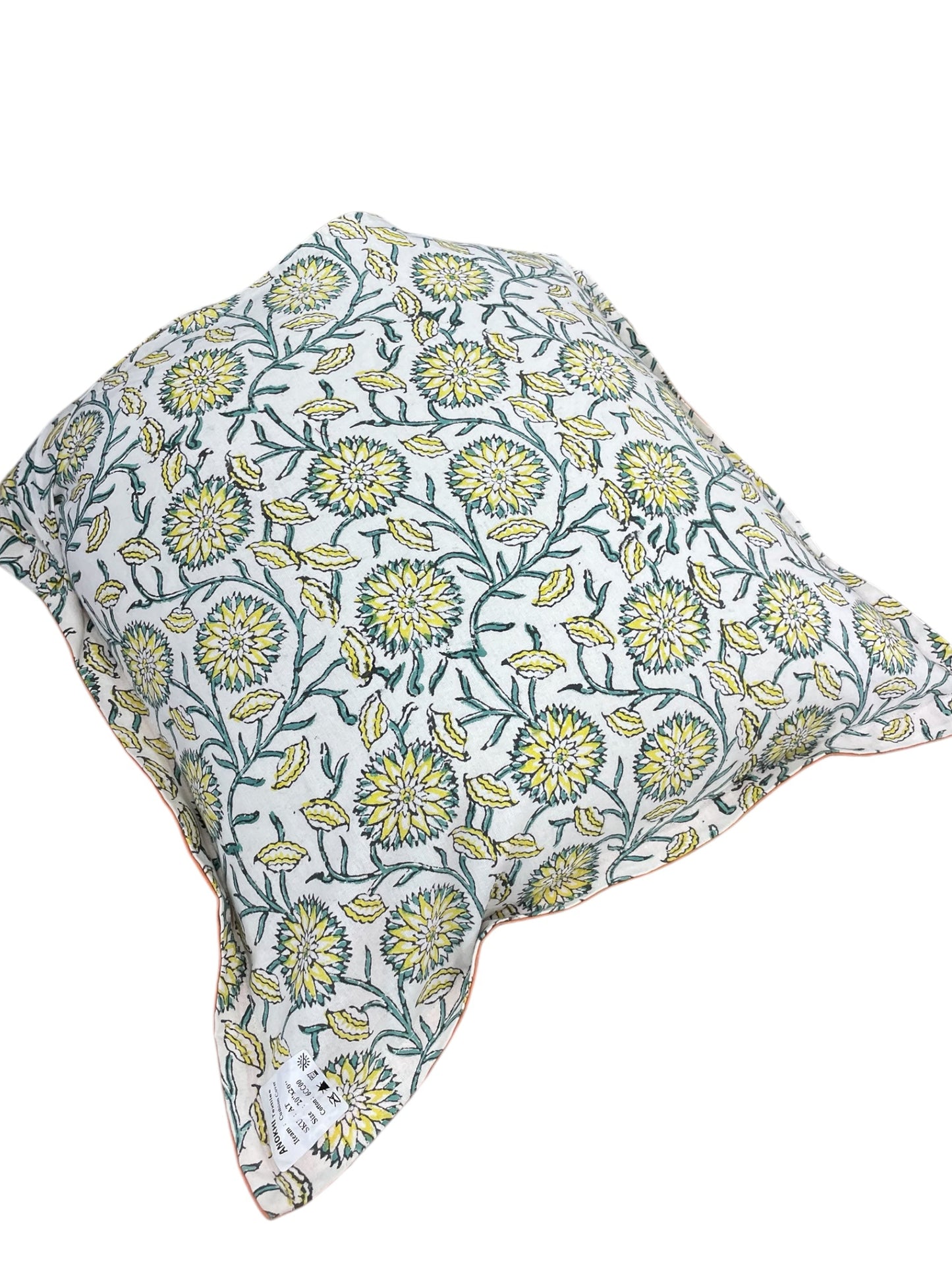 Hand block Cushion Cover