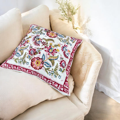 Hand block Cushion Cover