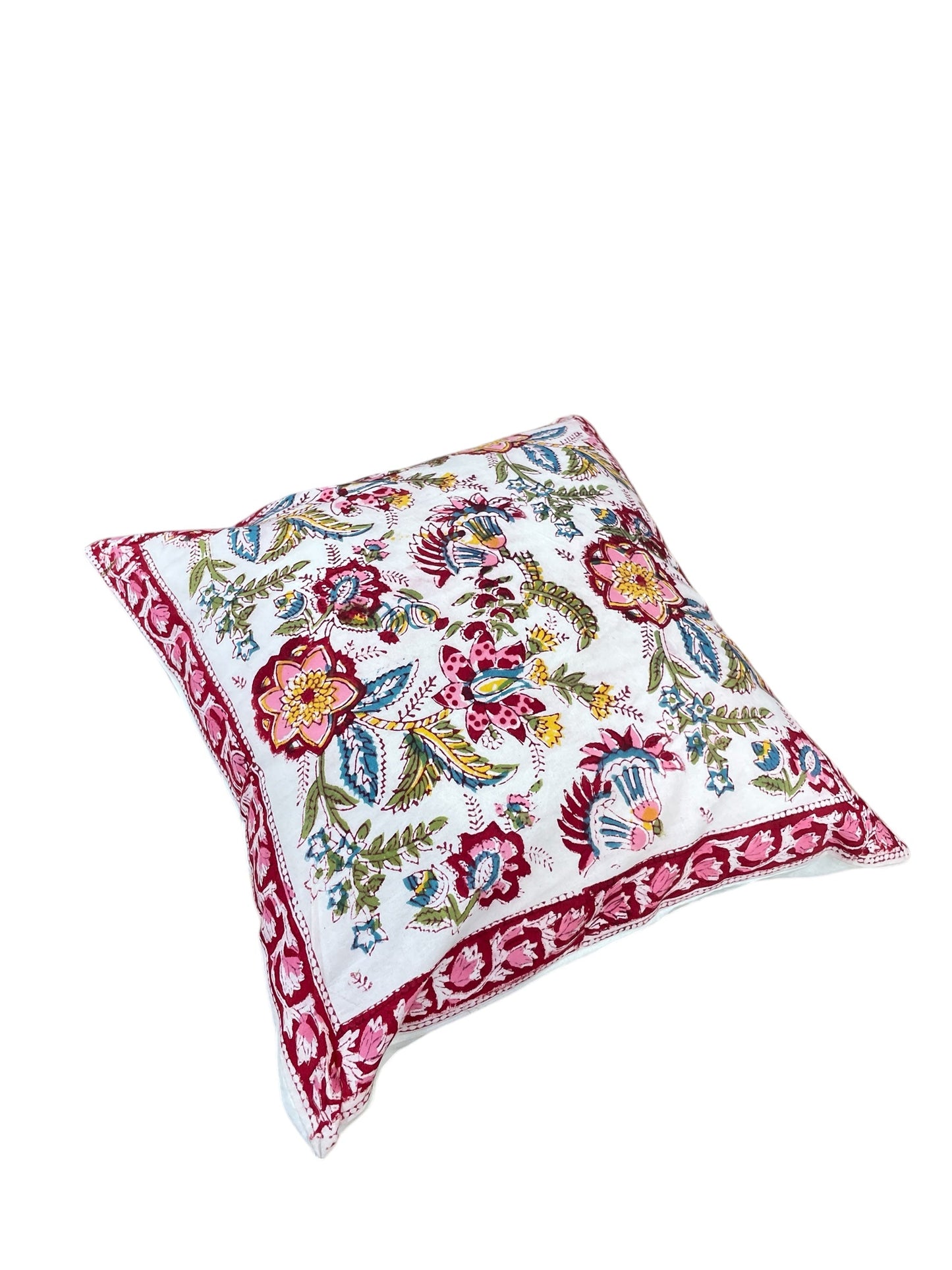 Hand block Cushion Cover