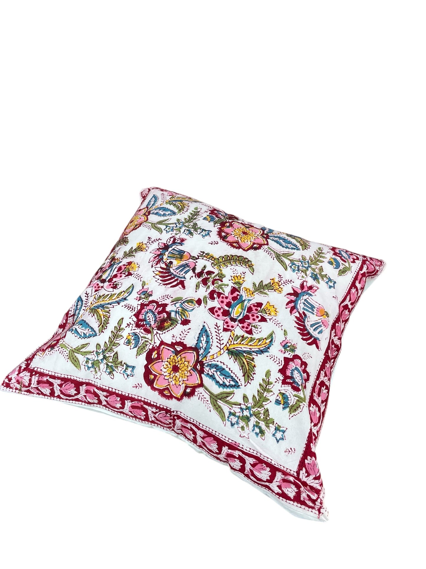 Hand block Cushion Cover