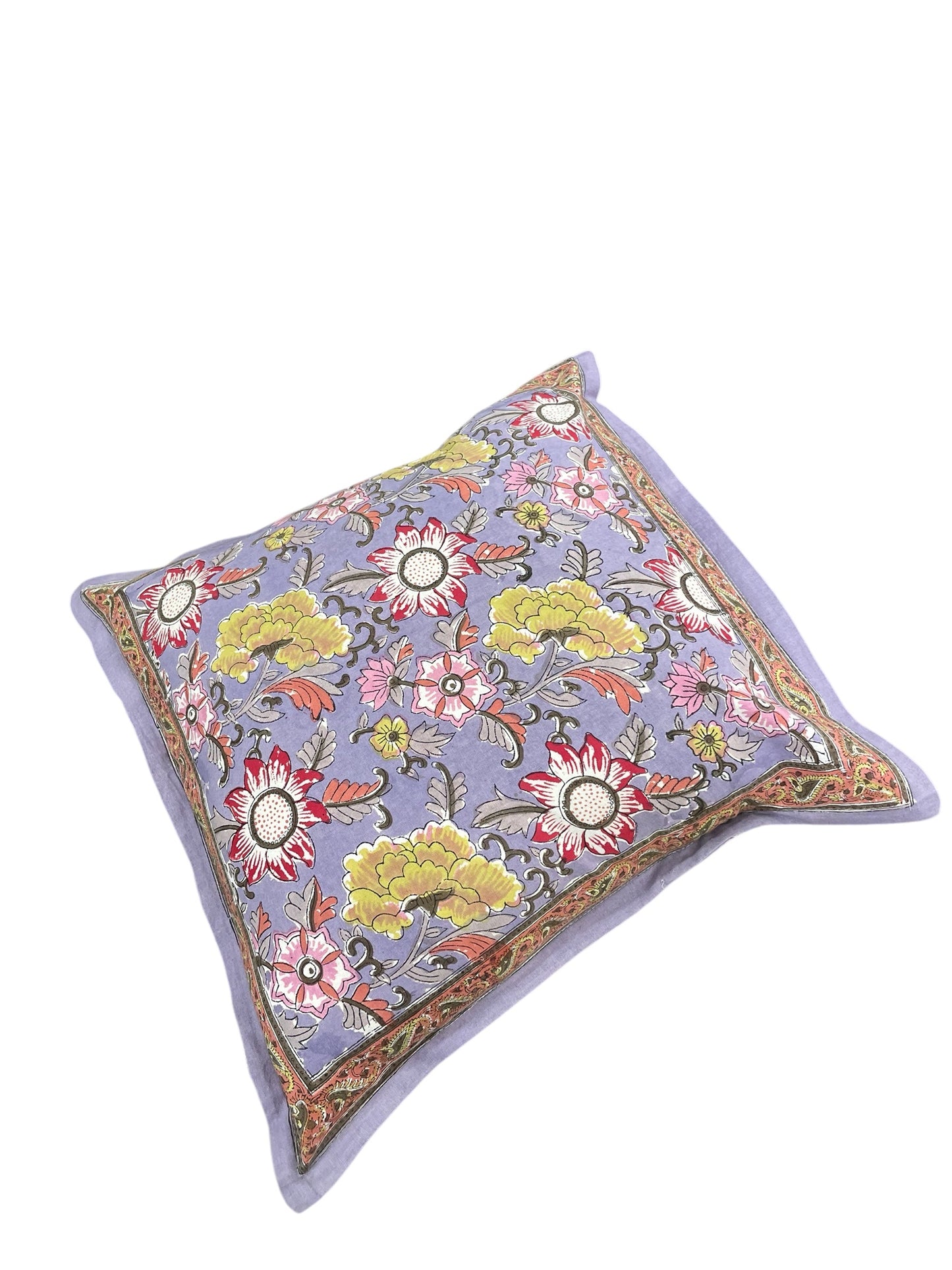 Hand block Cushion Cover