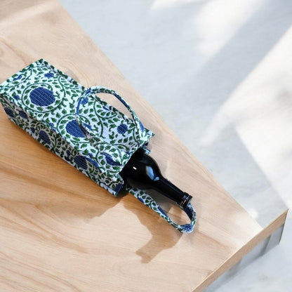 Handblock Bottle Bag