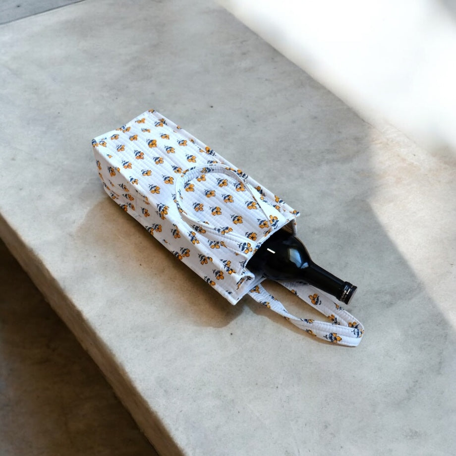 Handblock Bottle Bag