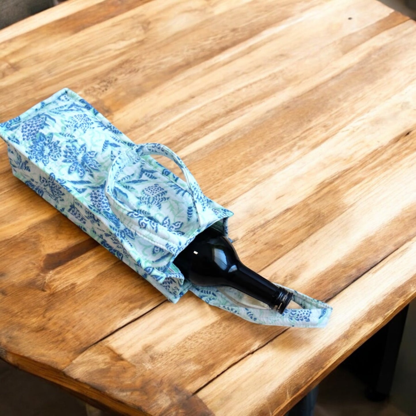 Handblock Bottle Bag