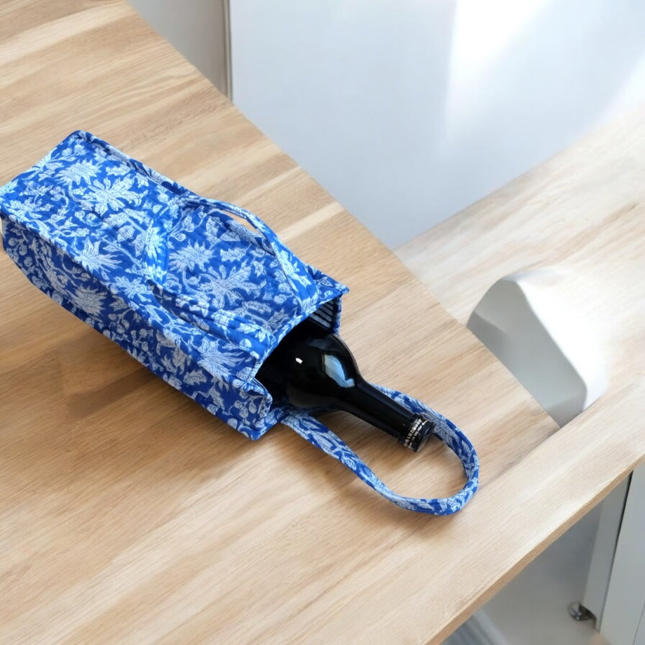 Handblock Bottle Bag