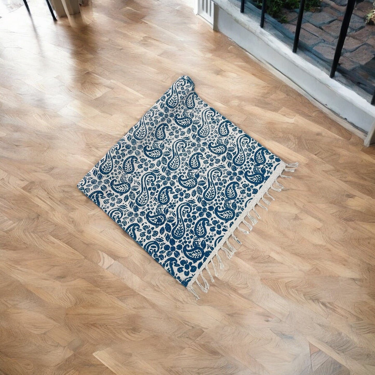 Anokhi Textiles Vintage Multi-Use Rug