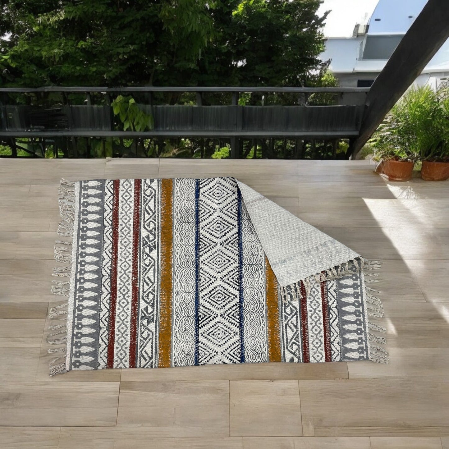 Anokhi Textiles Vintage Multi-Use Rug