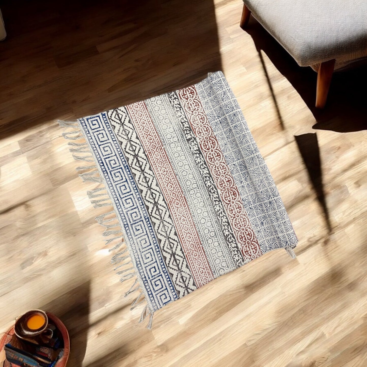 Anokhi Textiles Vintage Multi-Use Rug
