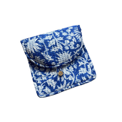 Anokhi Textiles Handblock Quilted Pouch