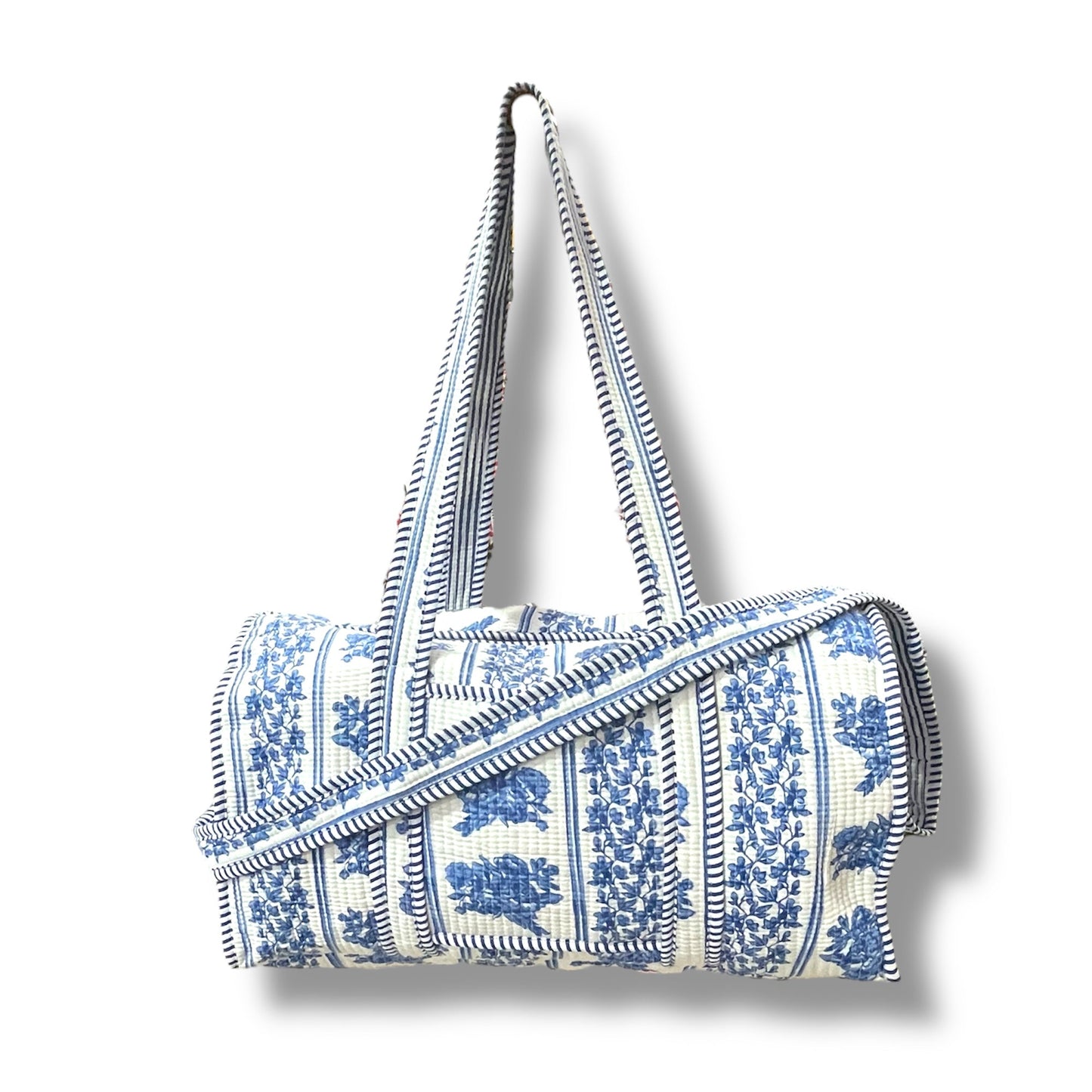 Cotton Quilted Duffel Bag