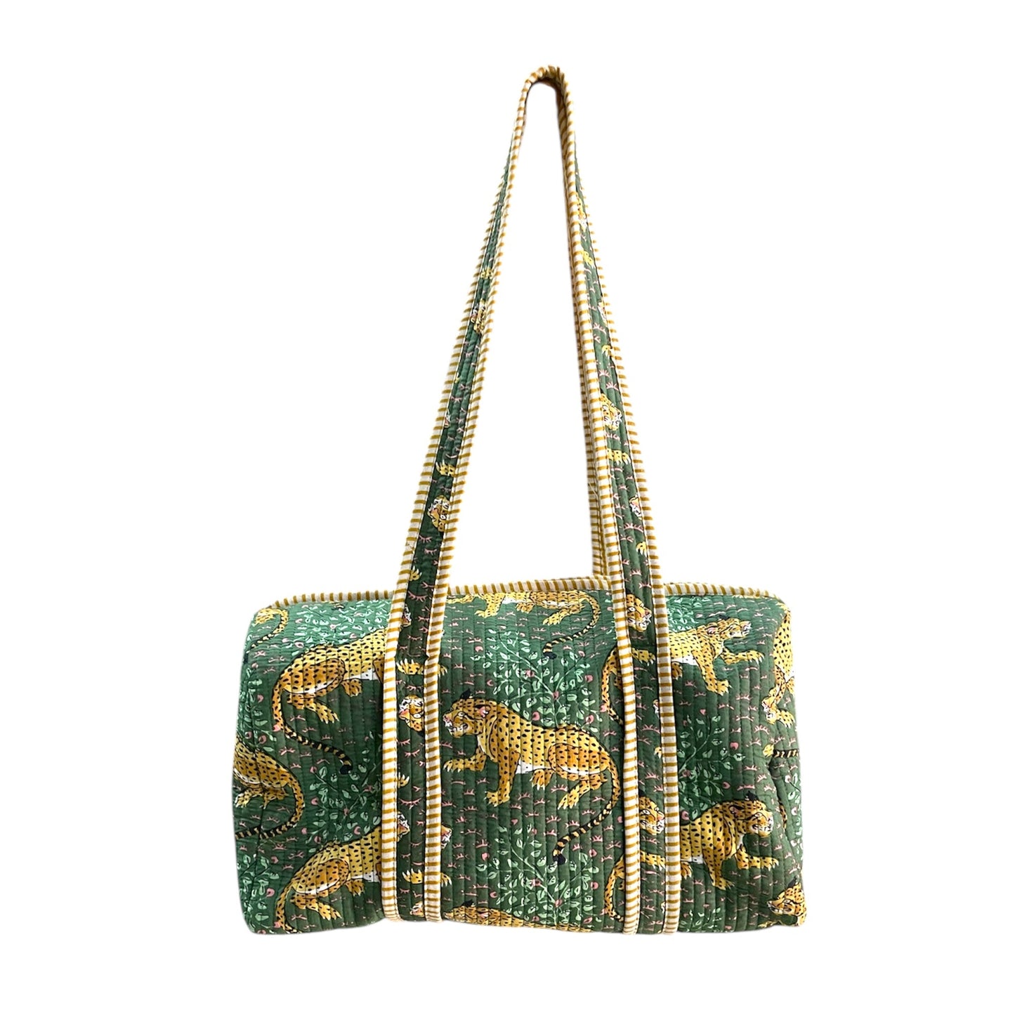 Cotton Quilted Duffel Bag