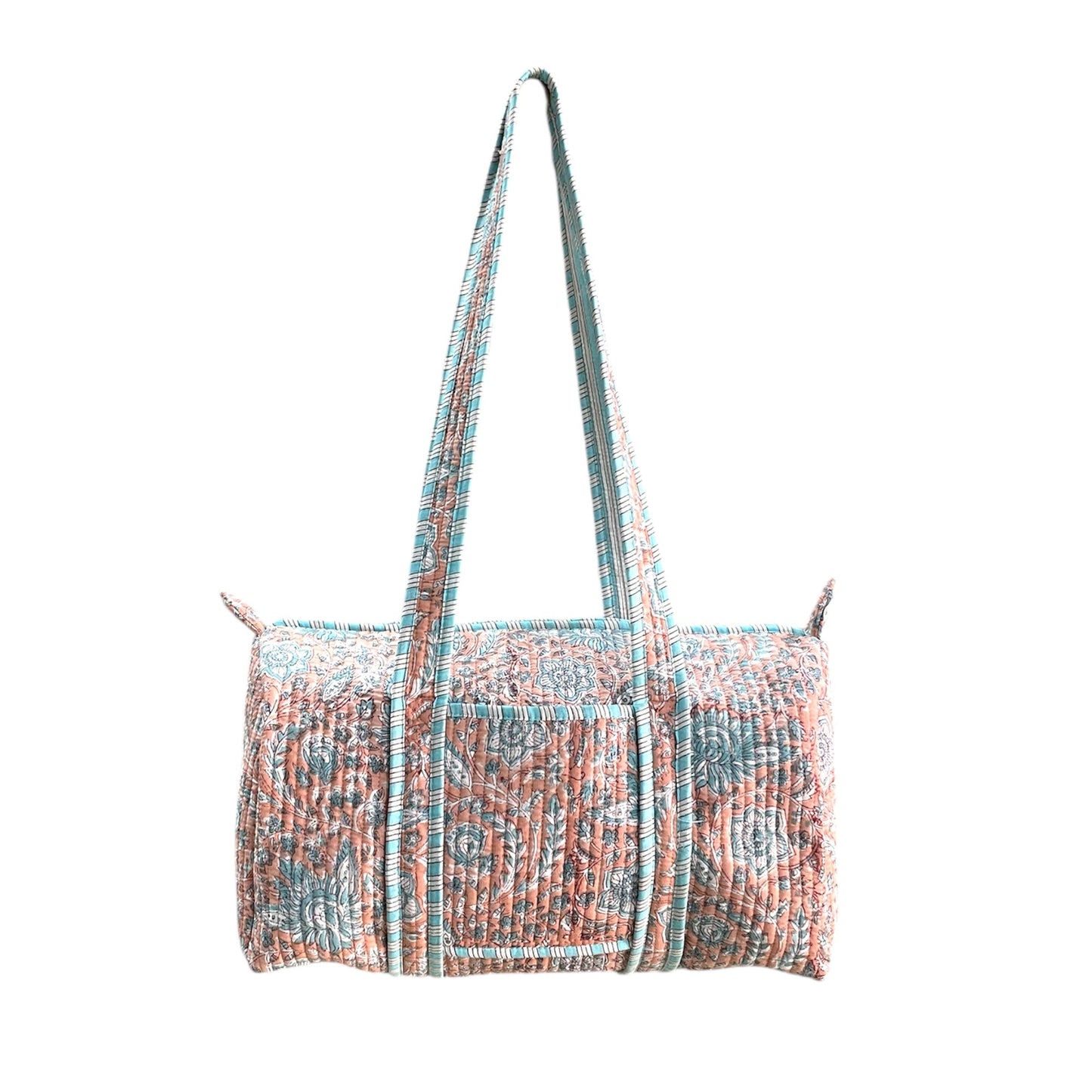 Cotton Quilted Duffel Bag