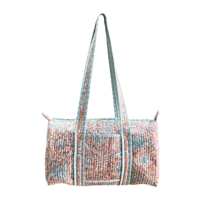 Cotton Quilted Duffel Bag