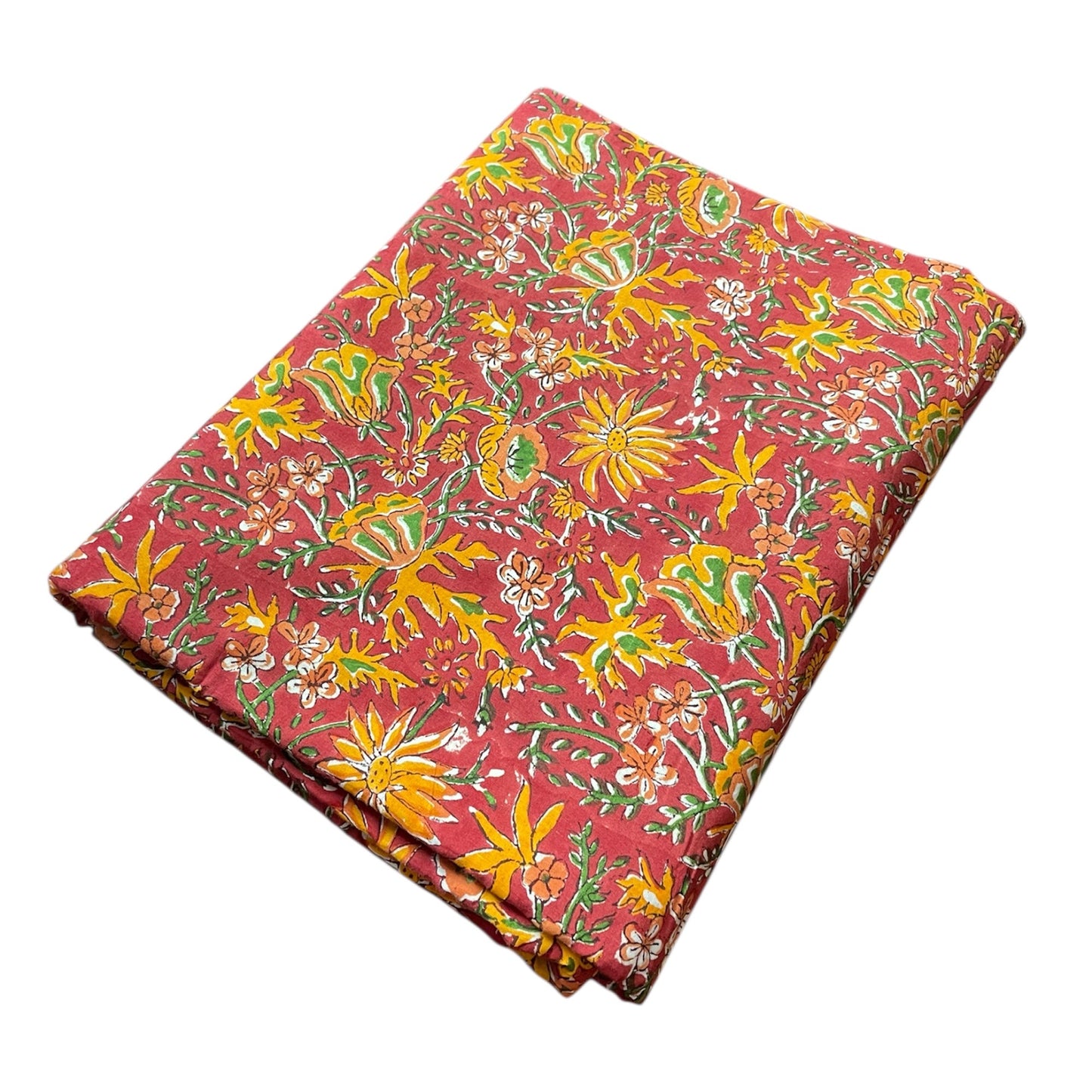 Cotton Fabric-Hand Block Printed