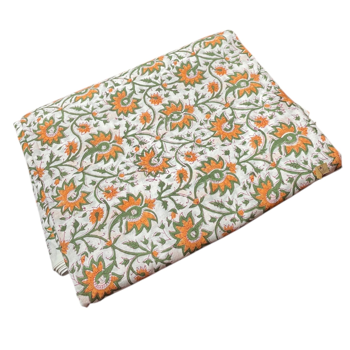 Cotton Fabric-Hand Block Printed