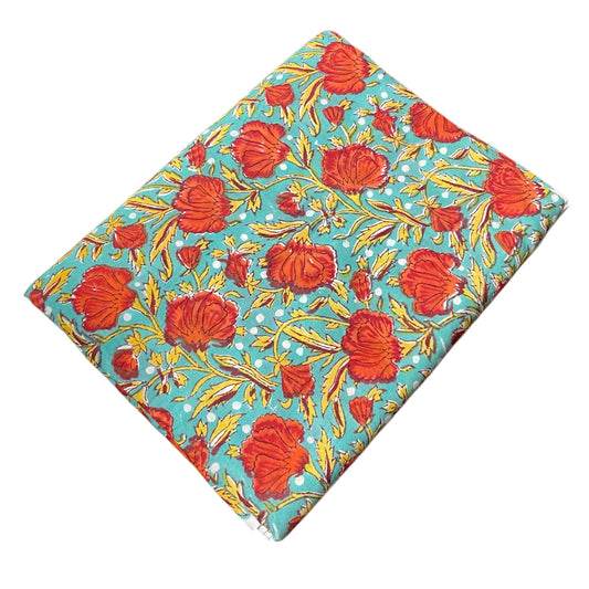 Cotton Fabric-Hand Block Printed