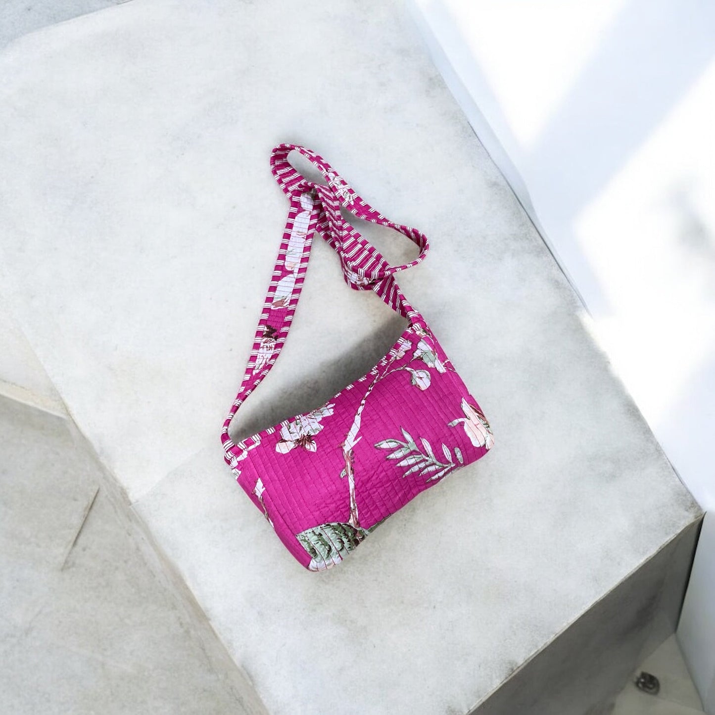 Handblock Cotton Money Bag