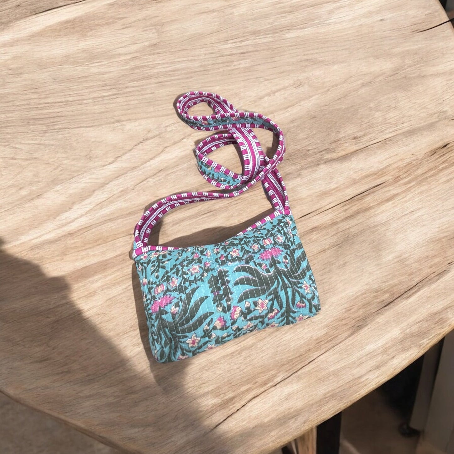 Handblock Cotton Money Bag