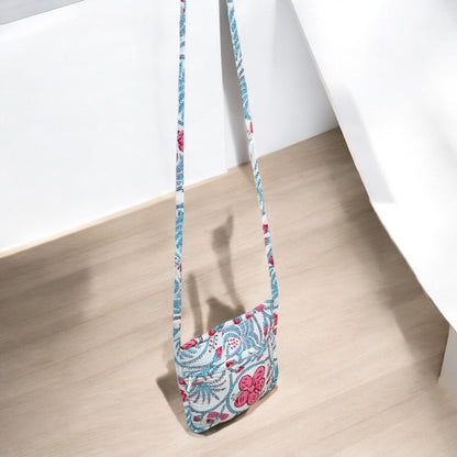 Anokhi Textile’s Cotton Handblock Quilted Sling Bag