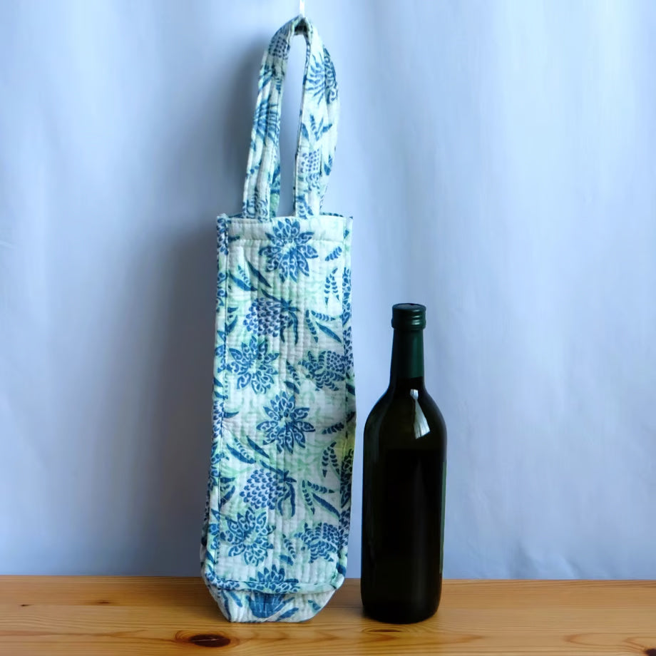 Handblock Bottle Bag