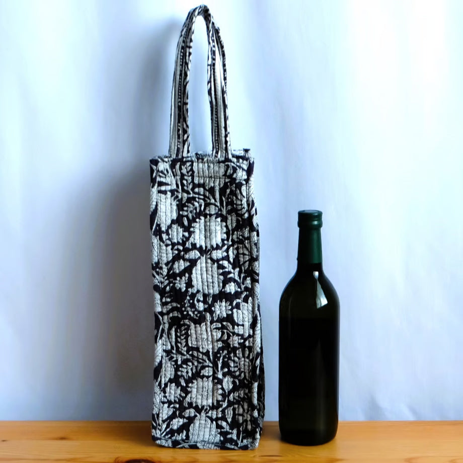 Handblock Bottle Bag