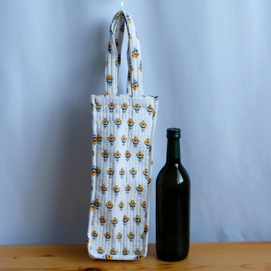 Handblock Bottle Bag